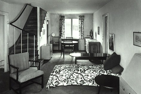 Wohnraum im Haus von Josef Frank 1932