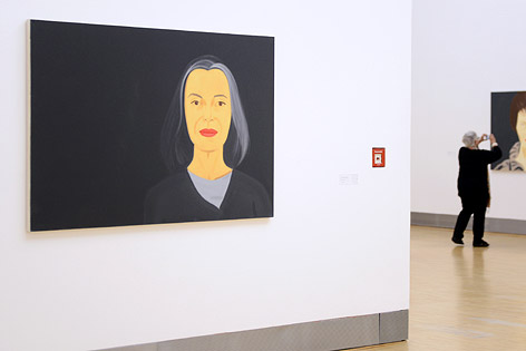 © APA/Robert Jäger Werk "Ada in the dark" des Künstlers Alex Katz im Essl Museum in Klosterneuburg