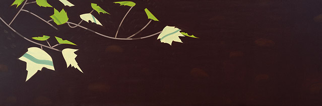 © VBK, Wien/Courtesy Jablonka Galerie, Köln Werk "Black Brook 8" des Künstlers Alex Katz
