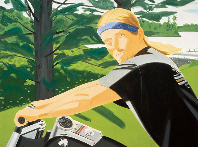 © VBK, Wien/Courtesy Jablonka Galerie, Köln Werk "John" des Künstlers Alex Katz