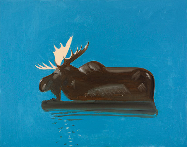 © VBK, Wien/Paul Takeuchi Werk "Moose" des Künstlers Alex Katz