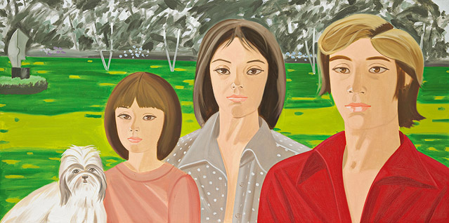 © VBK, Wien/Mischa Nawrata Werk "Samantha, Joey and Yolanda Kluge" des Künstlers Alex Katz