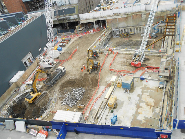© Crossrail/Geodata U-Bahnbaustelle in London