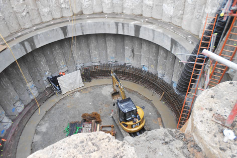 © Crossrail/Geodata U-Bahnbaustelle in London
