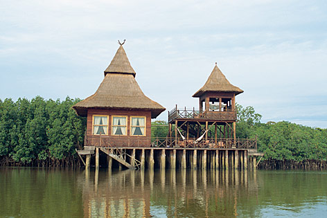 © Corbis/R H Productions Makasutu Eco Lodge in Gambia