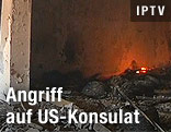 Ausgebrannte US-Botschaft