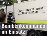 Fahrzeug der britischen Sprengstoffexperten