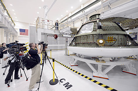 © APA/EPA/Erik S. Lesser Der Shuttle-Nachfolger "Orion"