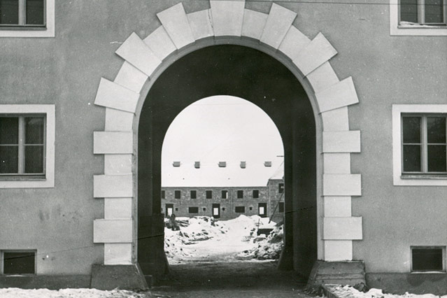 © NORDICO Stadtmuseum Linz Spallerhofsiedlung im Bau, Linz, Dezember 1939