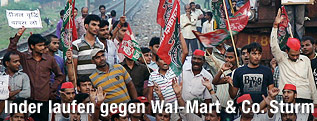 Demonstranten in Indien