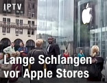 Menschen vor dem Apple Store in New York