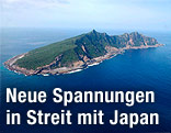 Die Insel Uotsuri der Senkaku-Inselgruppe