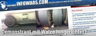 Screenshot der Seite infowars.com