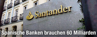 Die Zentrale der spanischen Bank Santander in Madrid