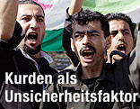 Aufgebrachte Kurden