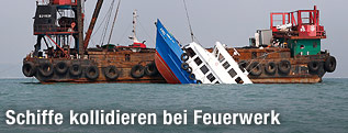 Verunglückte Fähre