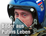 Wladimir Putin im Kampfjet