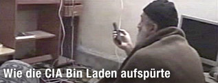 Osama bin Laden in einer Videoaufzeichnung