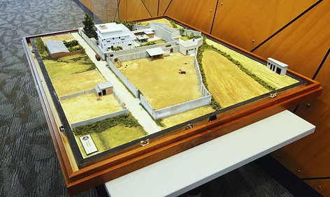 © AP/National Geospatial-Intelligence Agency Modell vom Haus Bin Ladens