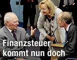 EU-Finanzminister Schaeuble, Fekter, Frieden