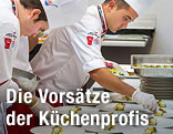 Köche bei der Kochkunstaustellung in Erfurt
