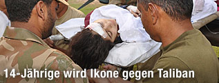 Verletztes pakistanisches M&auml;dchen