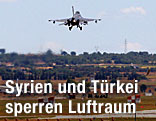 Ein türkischer F-16-Jet beim Start