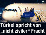Der syrische Airbus am Flughafen von Ankara