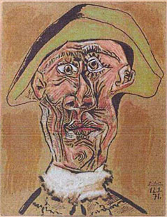 © AP/Polizei Rotterdam "Harlequin Head" von Pablo Picasso