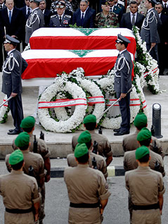 © AP/Hussein Malla Beerdigung in Beirut