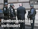 Polizei vor der Federal Reserve Bank