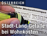 Zeitungsinserate f&uuml;r Mietwohnungen