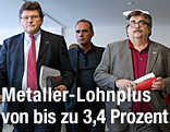 Arbeitnehmervertreter Rainer Wimmer (Pro-Ge) und Karl Proyer (GPA)