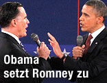 US-Präsident Barack Obama und sein Herausforderer Mitt Romney