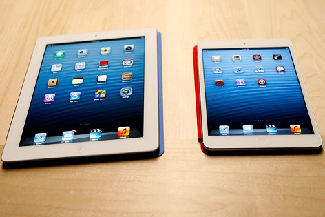 Apple iPad neben Ipad Mini