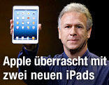 Apple-Vizepräsident Phil Schiller und Ipad Mini