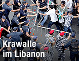 Krawalle in Beirut