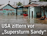 Häuser unter Wasser
