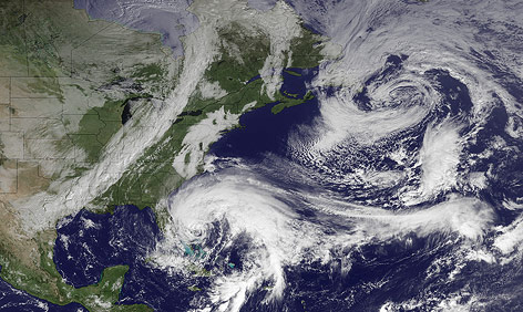 © AP/NOAA Satellitenbild zeigt Hurrikan