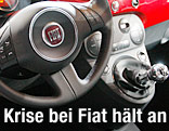 Lenkrad eines Fiat 500
