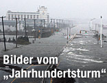 Überflutete US-Route 30