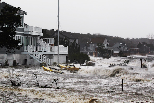 Sturm an der Küste der Southamptons
