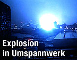 Explodeierender Transformator in Manhattan
