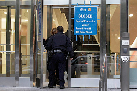 © AP/Richard Drew Geschlossene Schule in New York