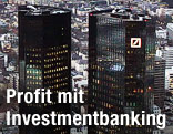 Turm der Deutschen Bank in Frankfurt