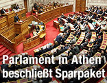 Abgeordnete im griechischen Parlament