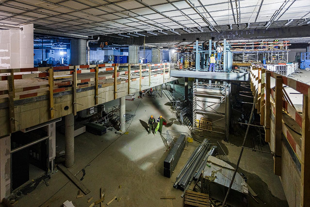 Baustelle am Wiener Hauptbahnhof