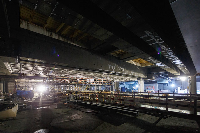 Baustelle am Wiener Hauptbahnhof