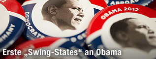 Unterstützer-Buttons von Barack Obama