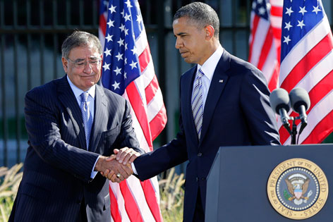 © AP/Scott Applewhite Leon Panetta und Barack Obama